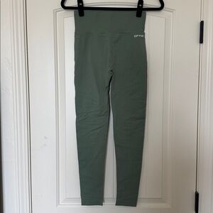 DFYNE Dynamic Green High-Waisted Leggings M